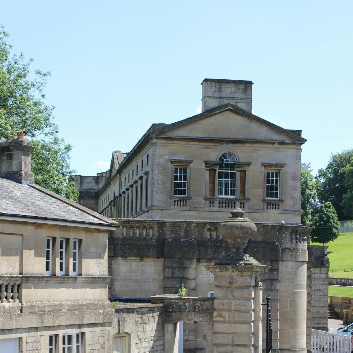 The entrance to Prior Park