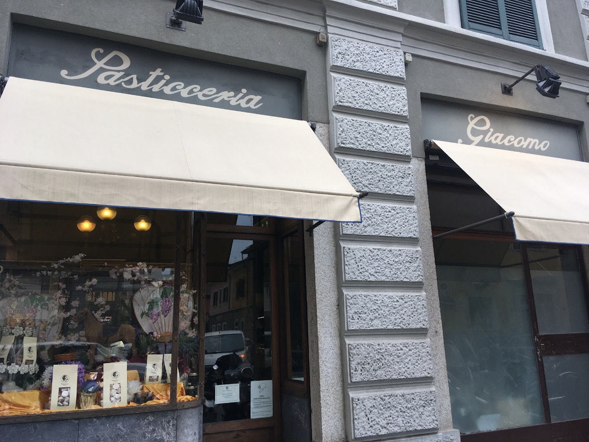 The Pasticceria Giacomo shop front