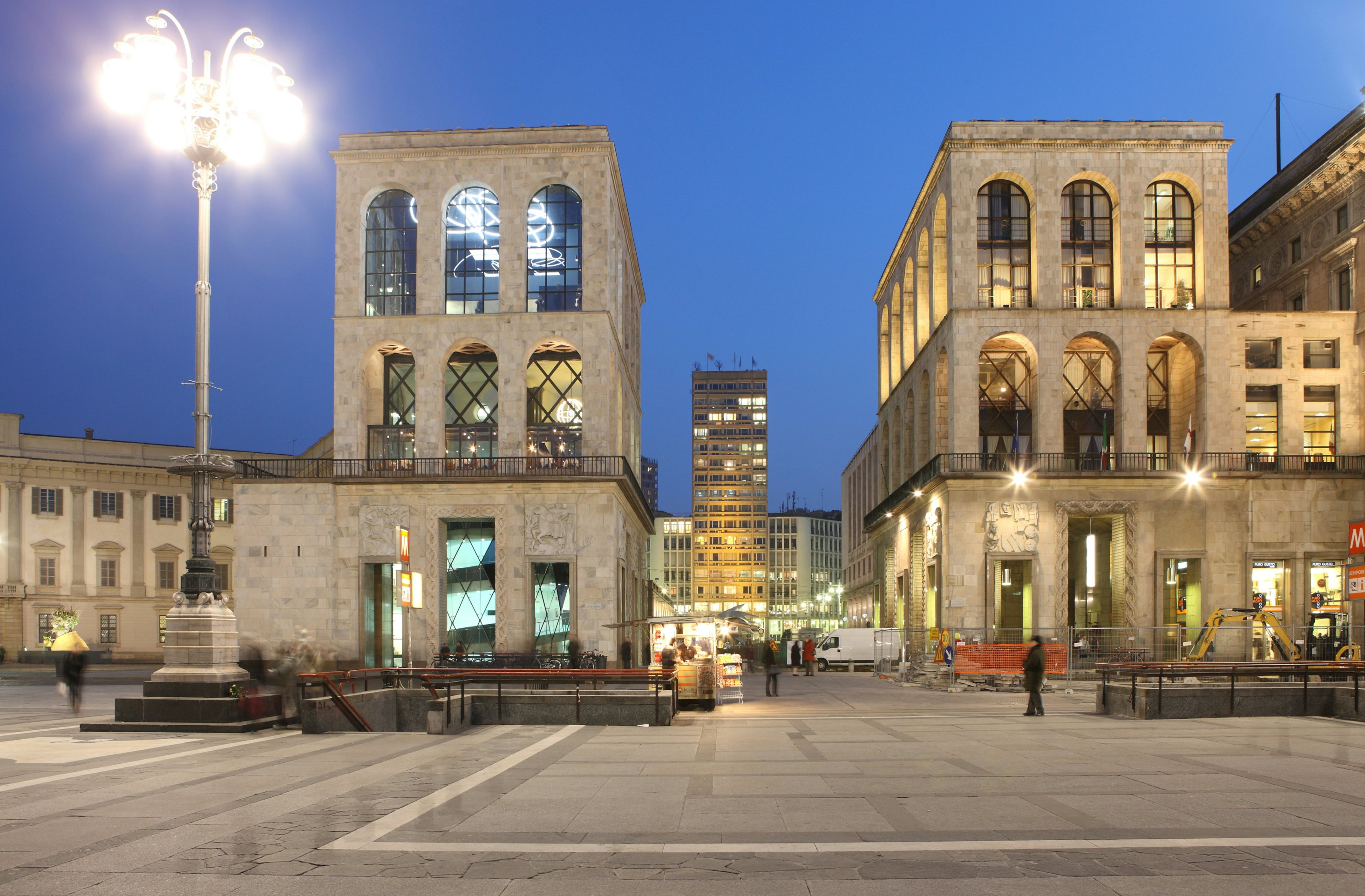 Italy, Lombardy, Milan, on the Left Museo del Nove