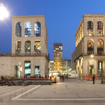 Italy, Lombardy, Milan, on the Left Museo del Nove