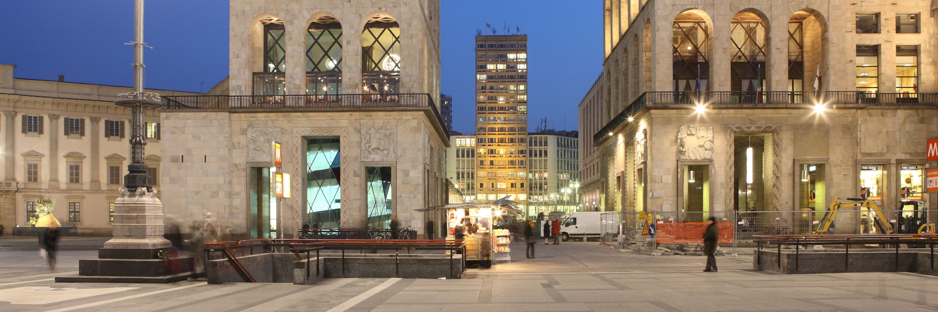 Italy, Lombardy, Milan, on the Left Museo del Nove