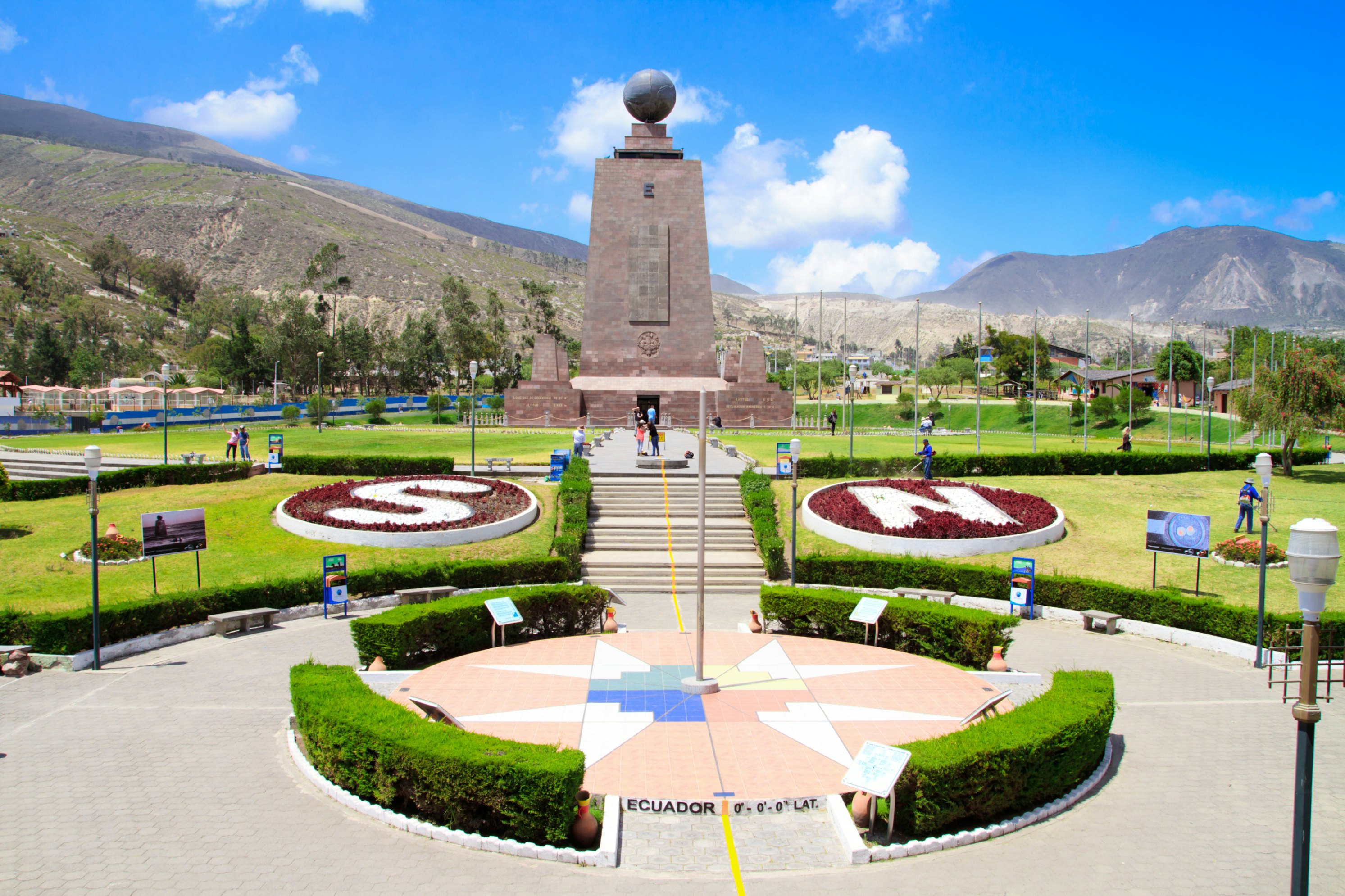 Mitad Del Mundo (Middle of the World) Monument near Quito, Ecuador.; Shutterstock ID 138504449; Your name (First / Last): Josh Vogel; GL account no.: 56530; Netsuite department name: Online Design; Full Product or Project name including edition: Digital Content/Sights