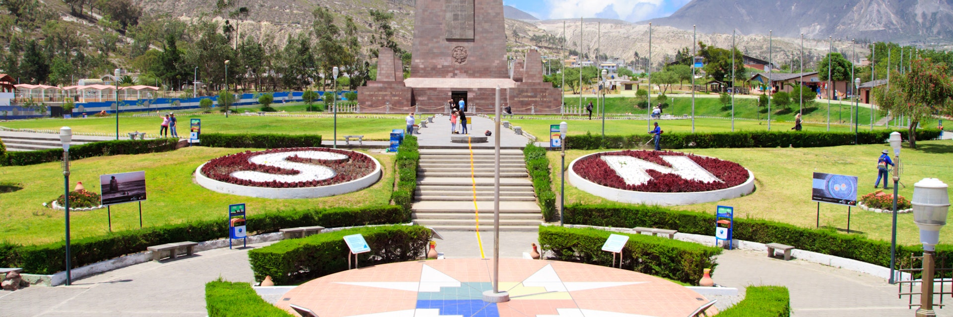 Mitad Del Mundo (Middle of the World) Monument near Quito, Ecuador.; Shutterstock ID 138504449; Your name (First / Last): Josh Vogel; GL account no.: 56530; Netsuite department name: Online Design; Full Product or Project name including edition: Digital Content/Sights