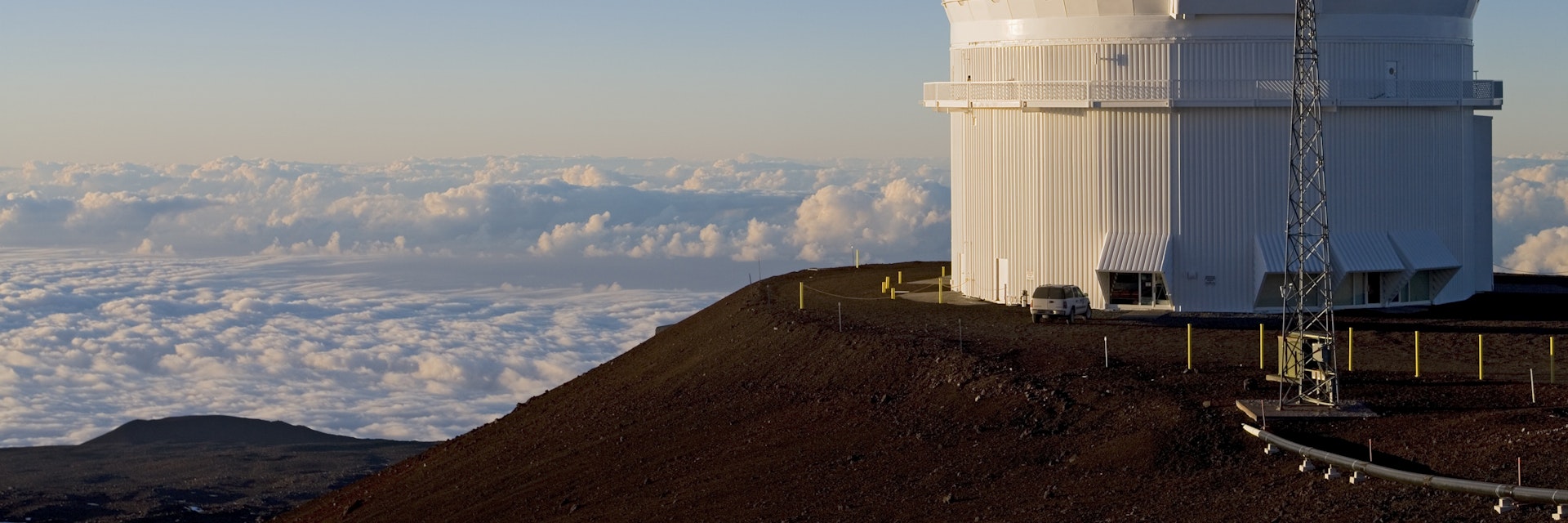 Observatories at Mauna Kea summit, Mauna Kea.