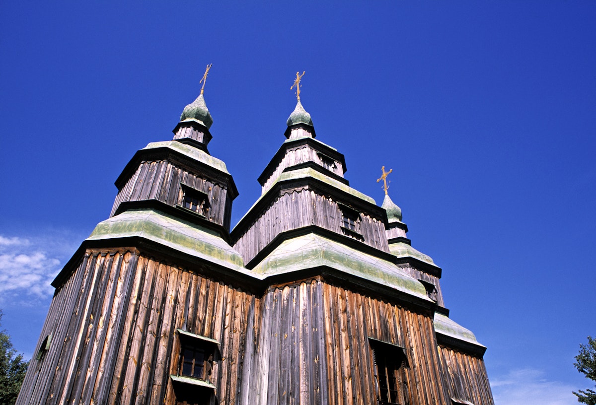 wooden church pyrohovo folk museum kiev ukraine