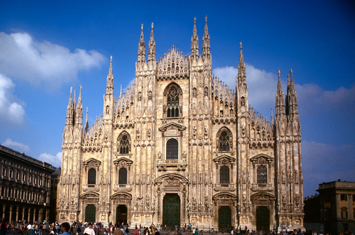 Facade of The Duomo ( Cathedral ) - Milano, Lombardy