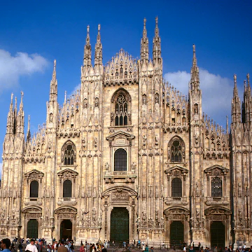 Facade of The Duomo ( Cathedral ) - Milano, Lombardy