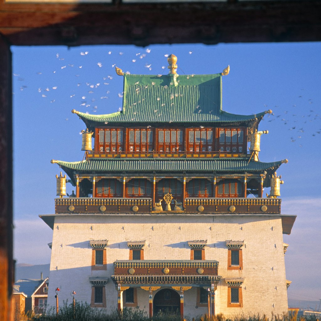 Gandan Khiid monastery, Ulaan Baatar, Mongolia