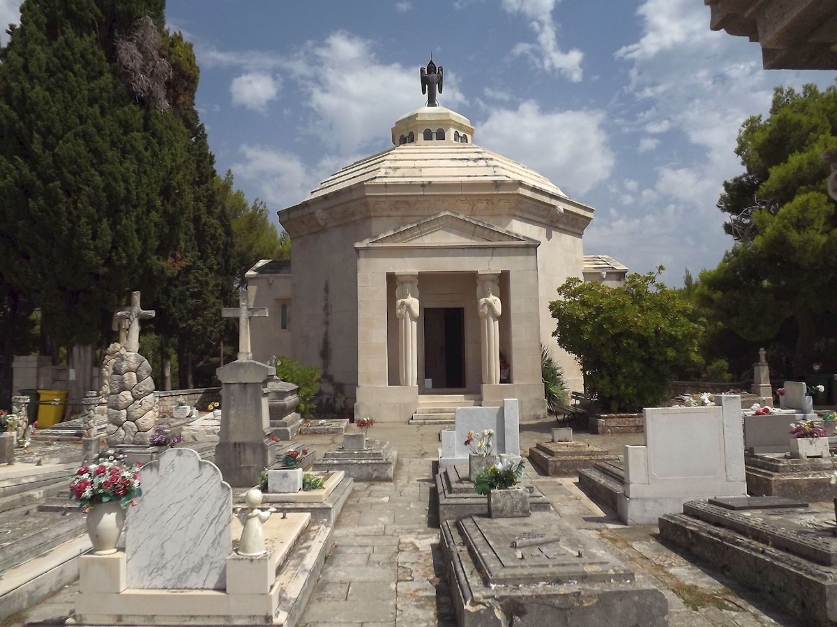View of the mausoleum