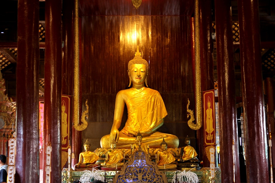 Principal image at Wat Pan Tao in Chiang Mai, Thailand