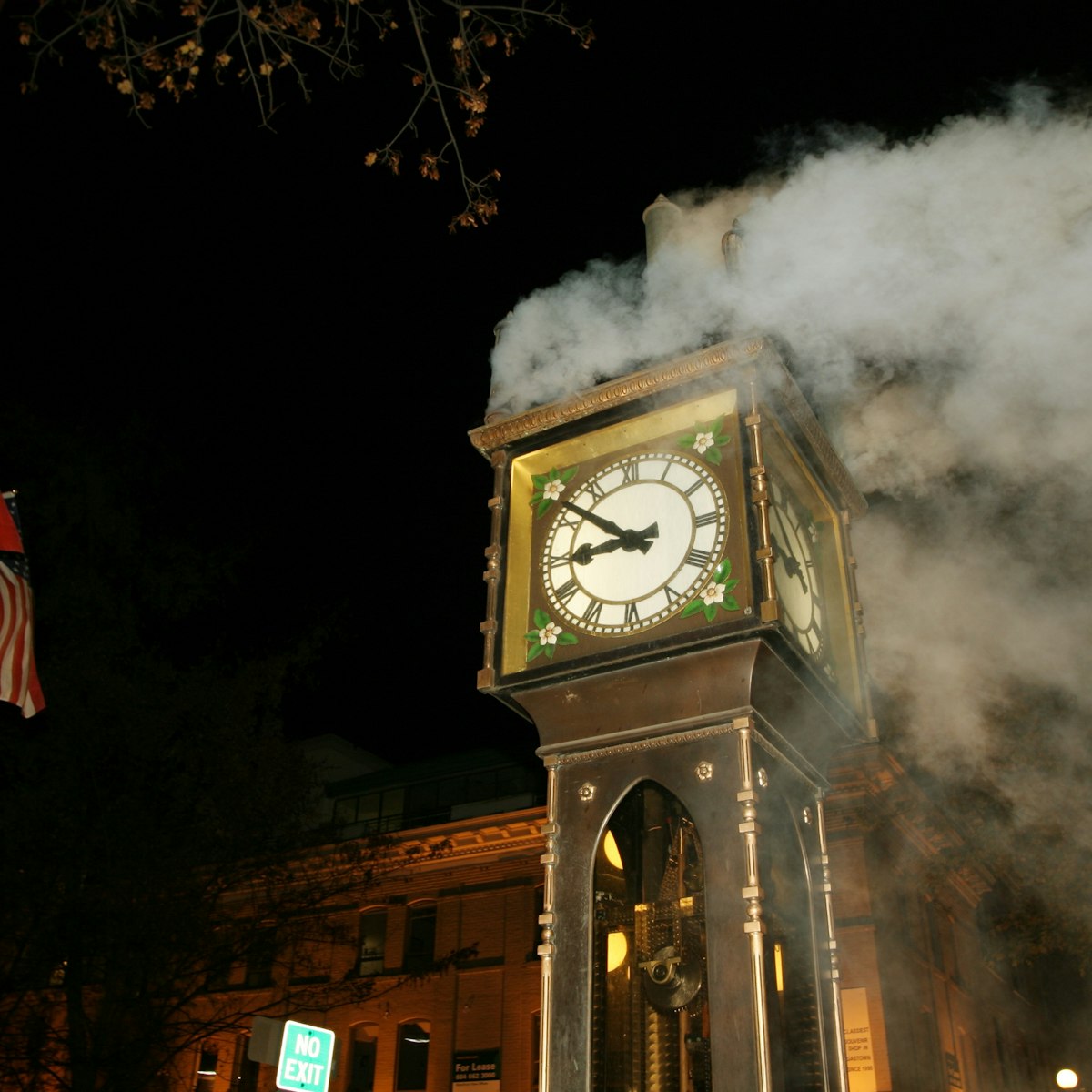 Gastown's famous steam-powered clock.