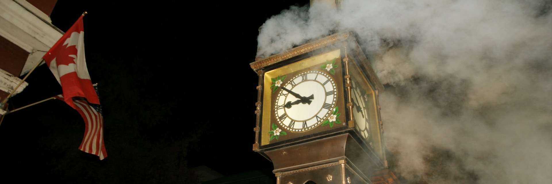Gastown's famous steam-powered clock.
