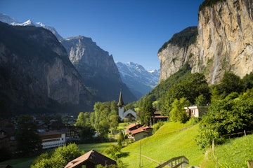 A picture taken whilst on holiday in Lauterbrunnen in Jungfrau, Switzerland. This is the most spectacular place I've had the opportunity to stay in for a few nights.