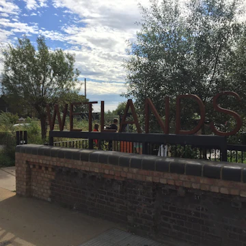 Entrance to Walthamstow Wetlands.