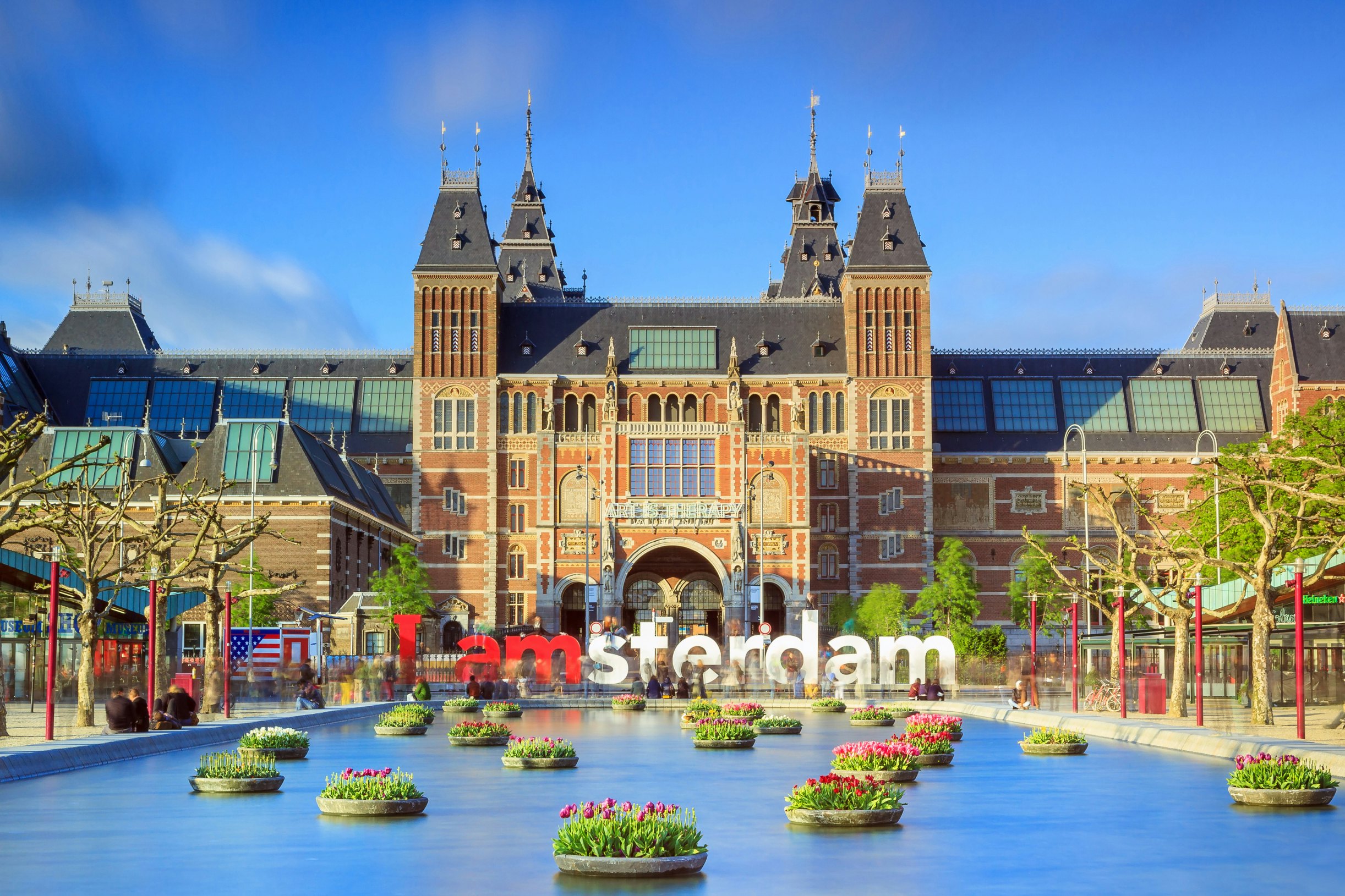 500px Photo ID: 91627775 - Just a colorful view on the 'Rijksmuseum' with tulips in Amsterdam last summer, typically dutch. Heavily filtered to smoothen the image and bring the colors out... Maybe a bit much, but I like it :)