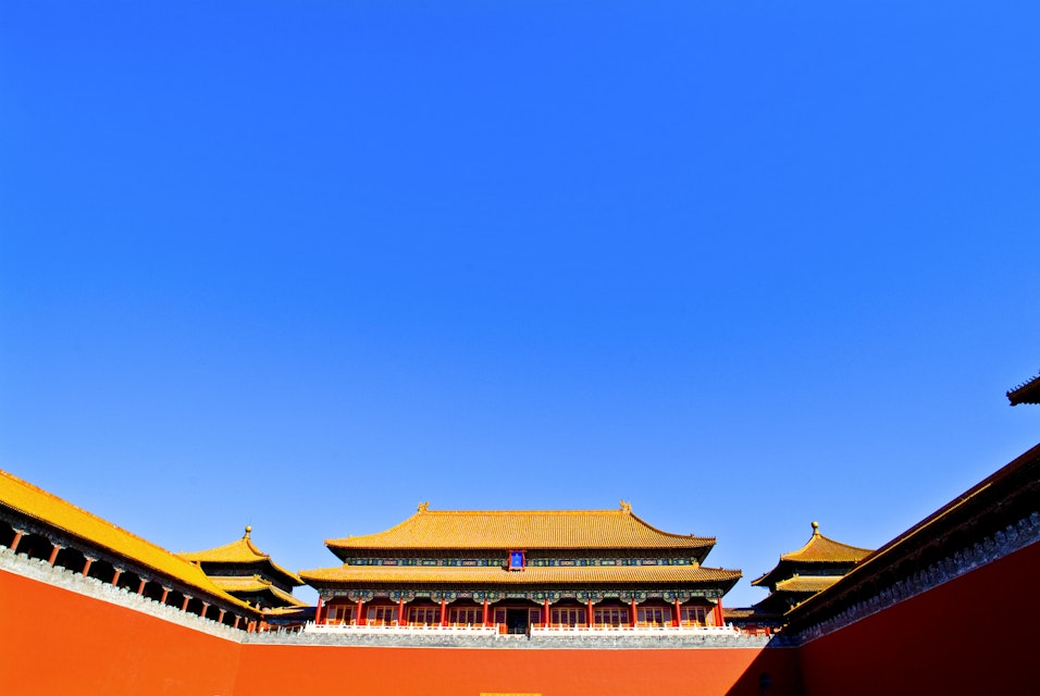 Interior of Forbidden City.