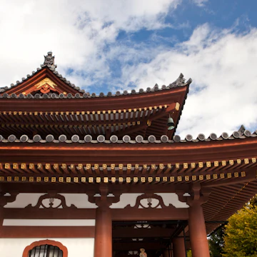 Temple roof of Hasadera Temple