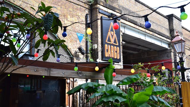 The entrance area to Cargo, a popular club in London's East End