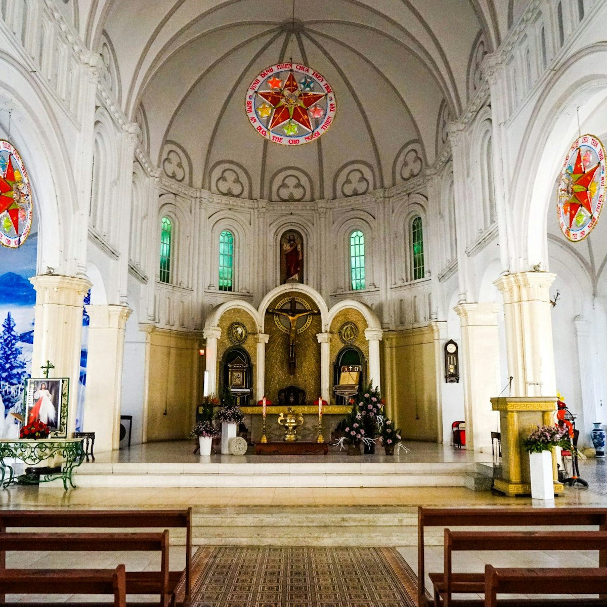 Interior of Cho Quan Church