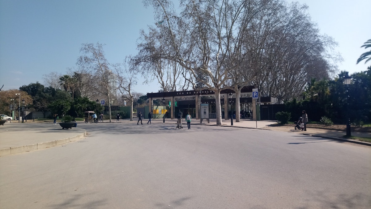 Outside of Barcelona Zoo