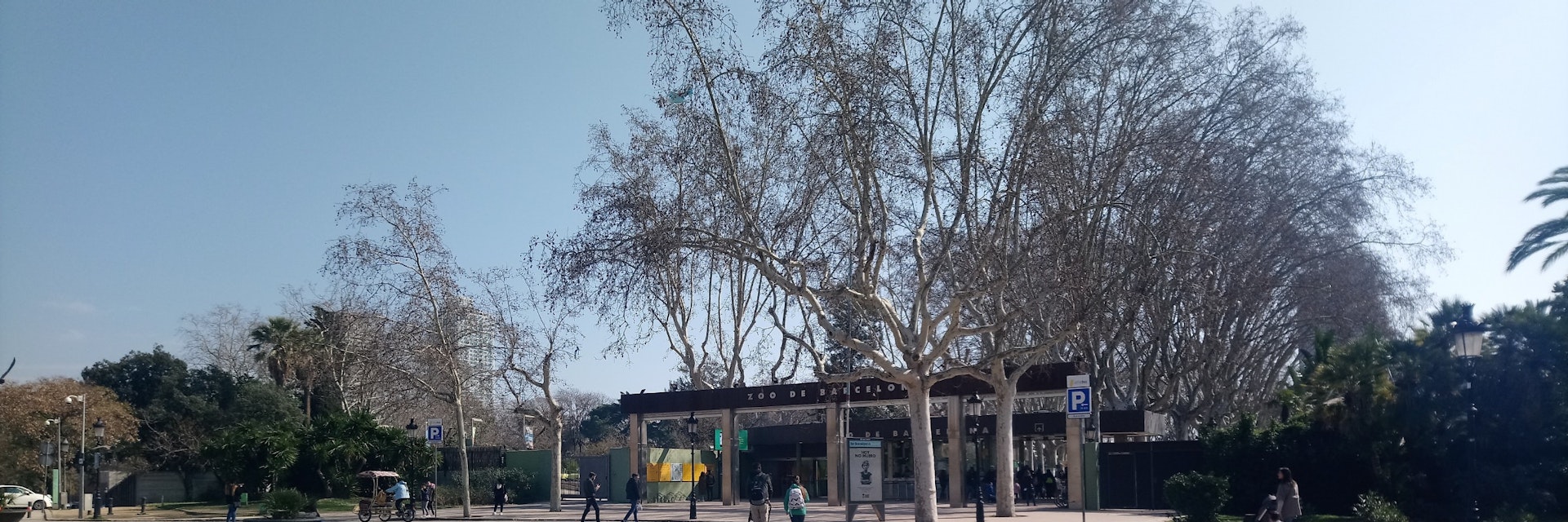 Outside of Barcelona Zoo