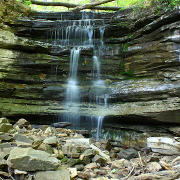 Waterfall at Monte Sano State Park in northern Alabama.