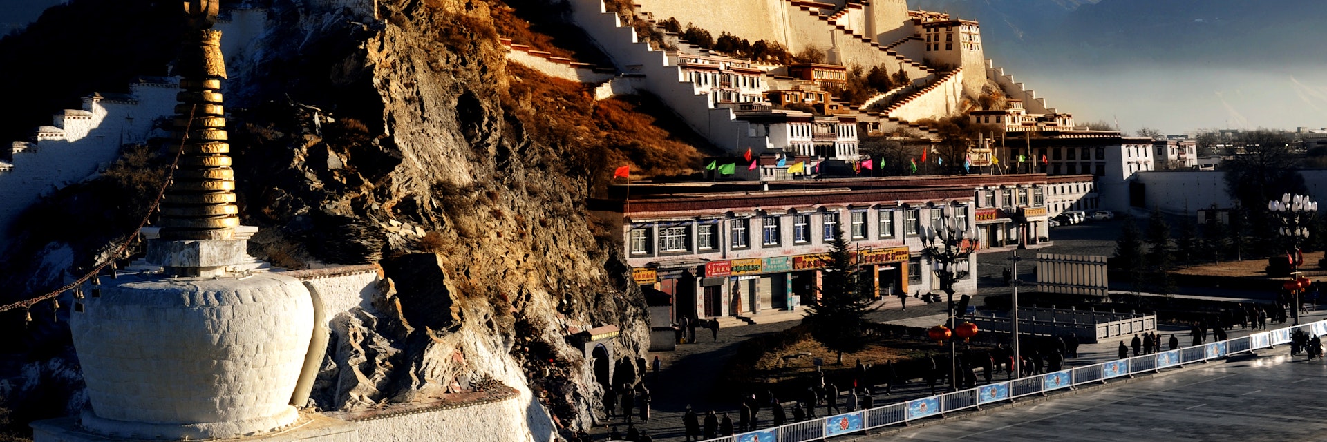 The Potala Palace in Morning Sunlight