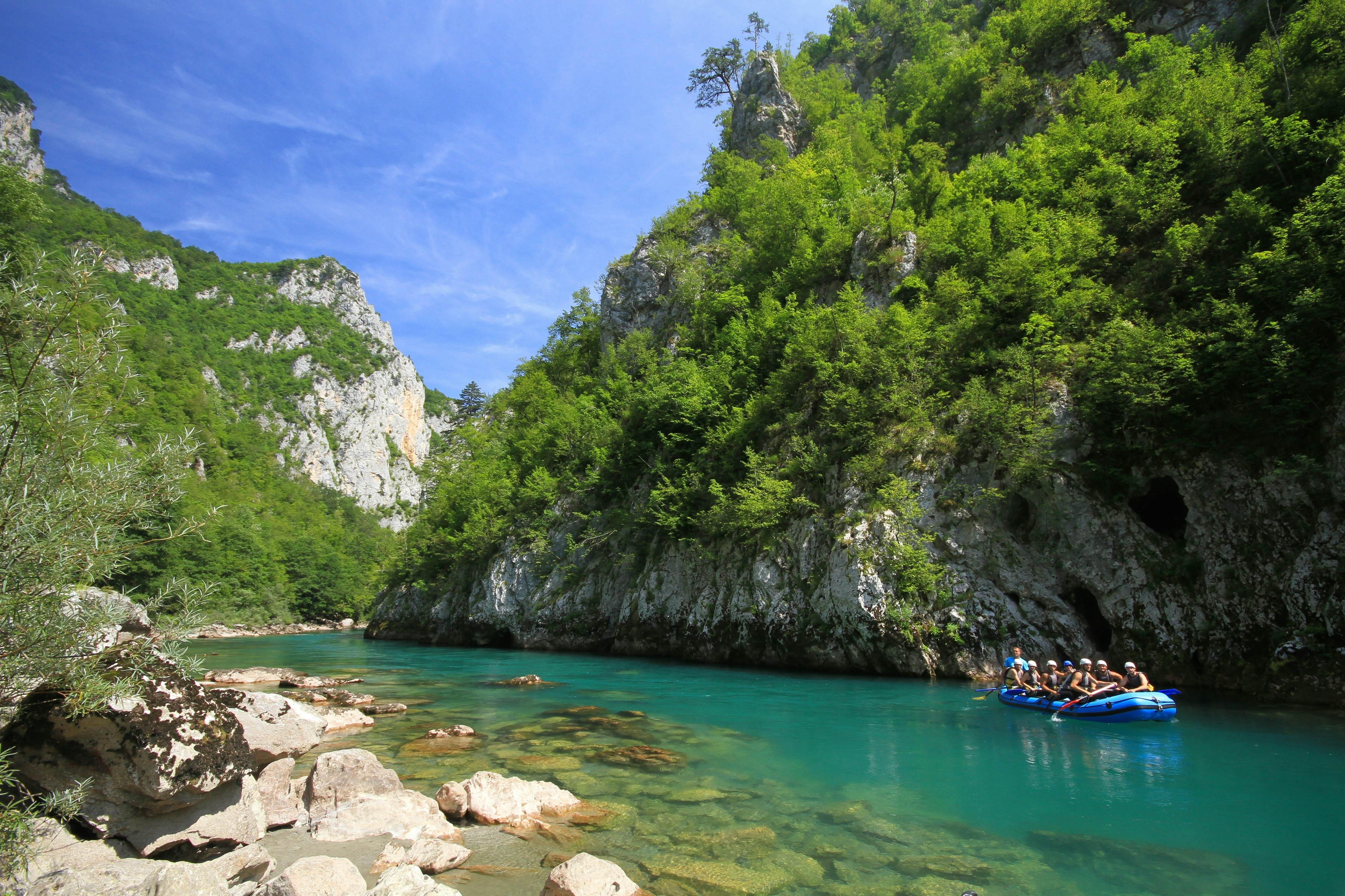 Bosnia & Hercegovina is rafting on remote rivers