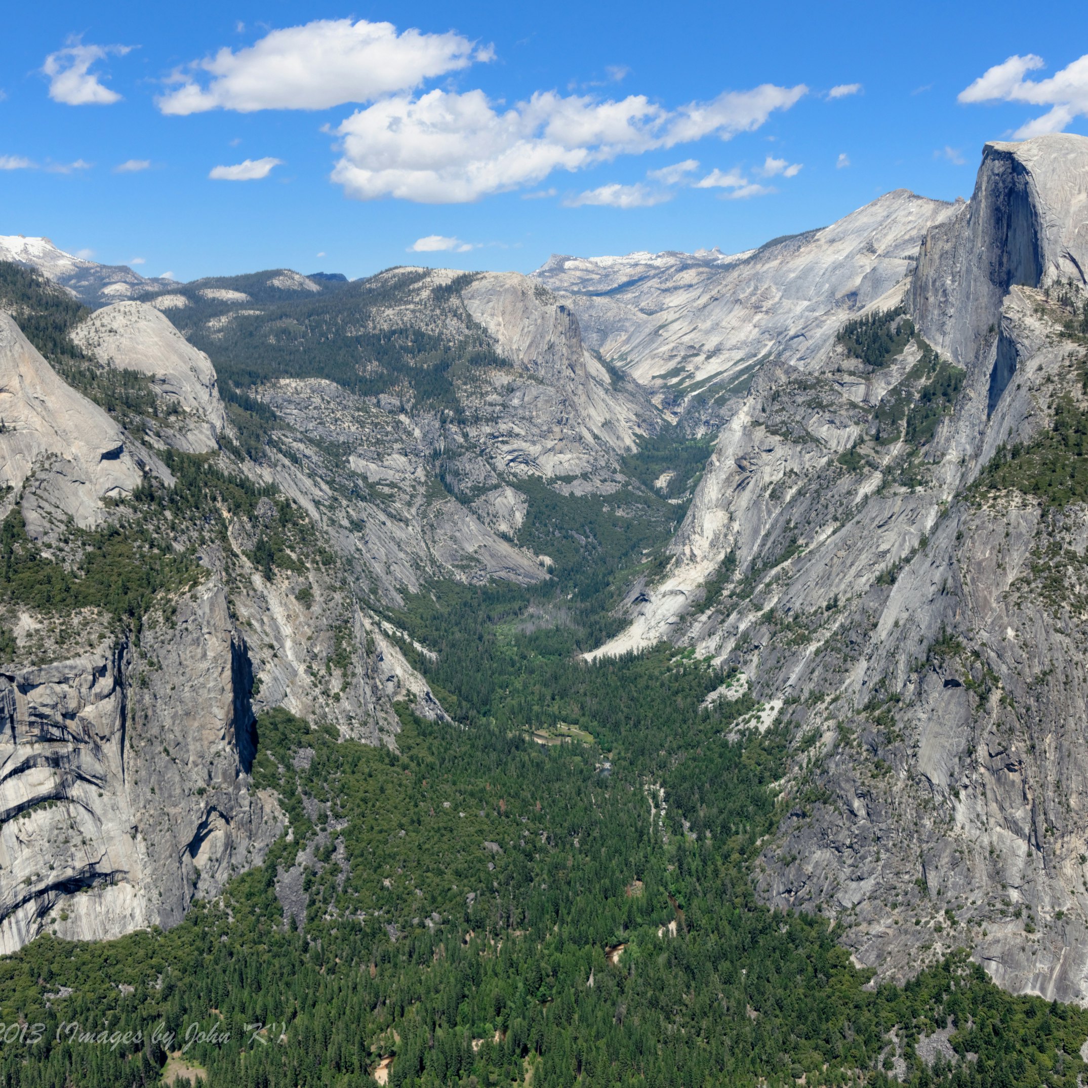 Half Dome and the Tenaya Valley