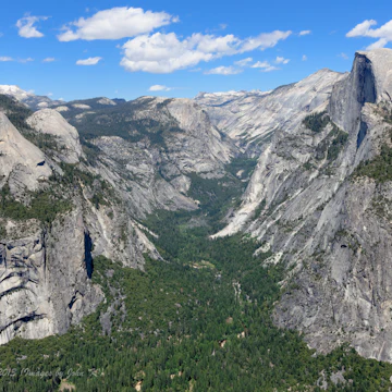 Half Dome and the Tenaya Valley
