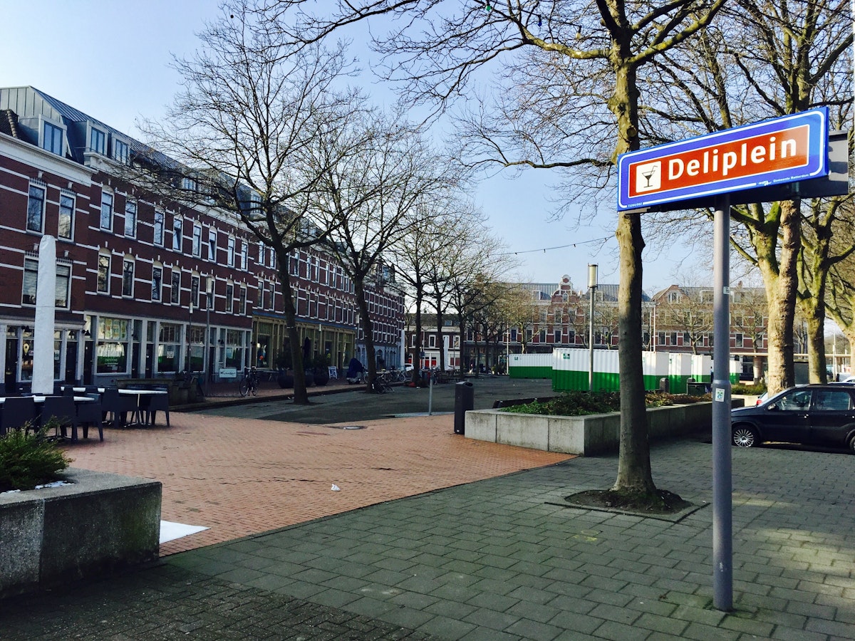 Signpost at Deliplein.