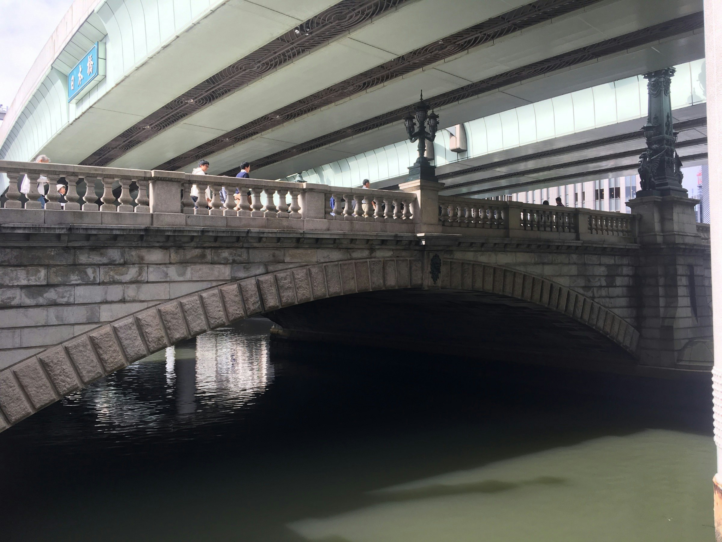 Nihombashi over the Nihombashi River with the Tokyo Metropolitan Expressway overhead
