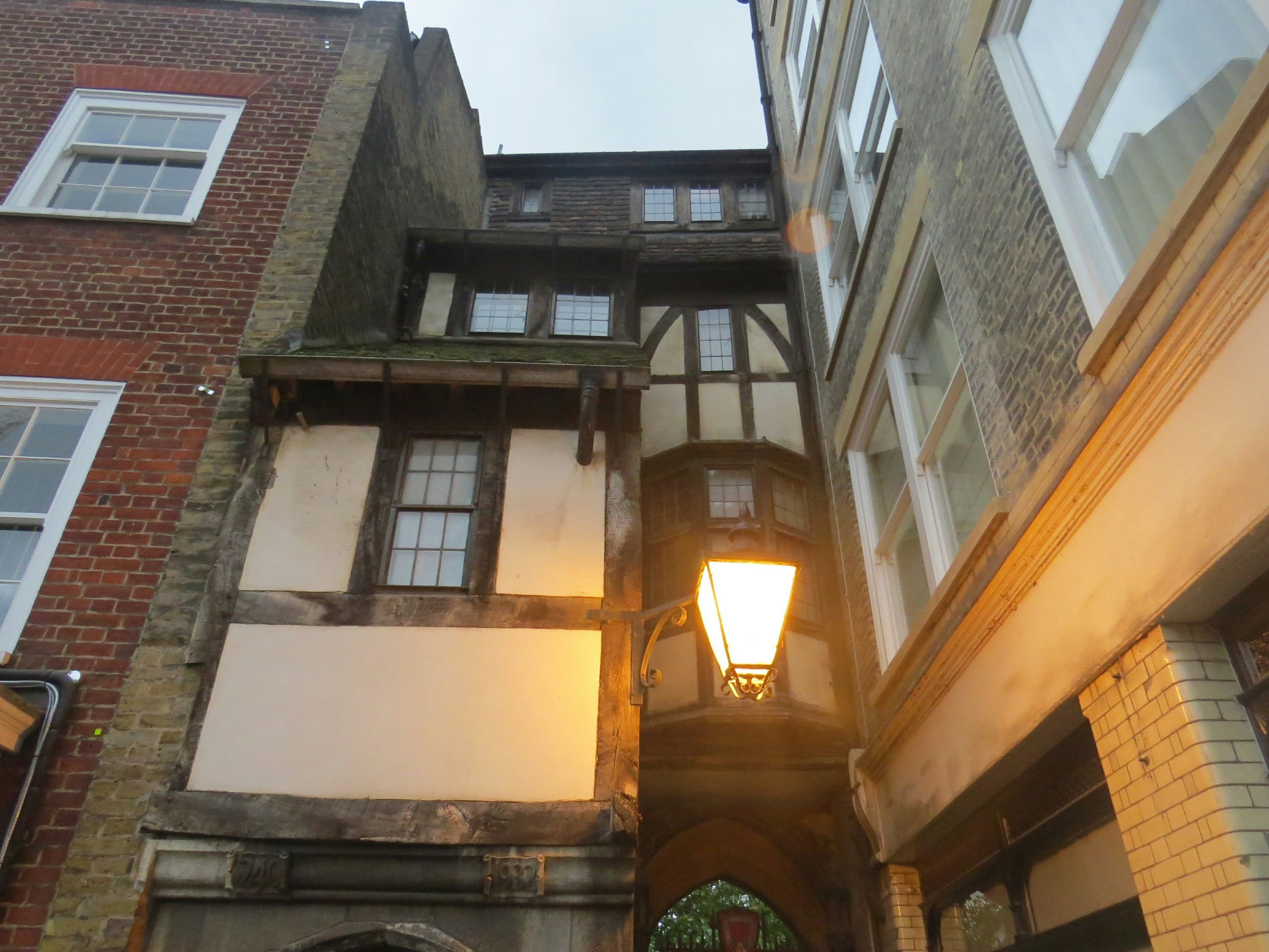 The original gatehouse to the church of St Bartholomew the Great