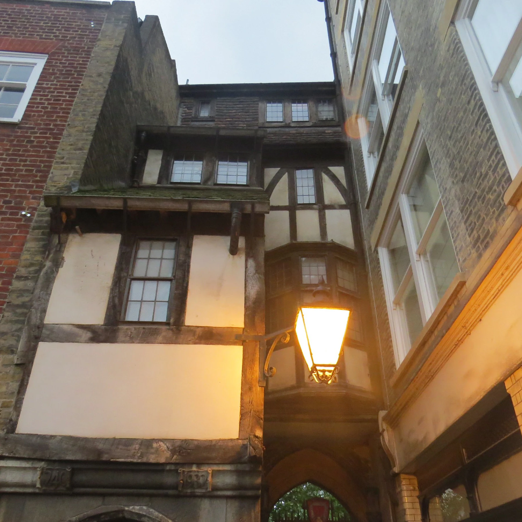 The original gatehouse to the church of St Bartholomew the Great