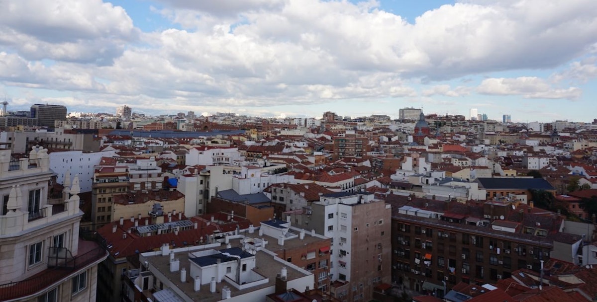 The view of Madrid from Nice to Meet You.