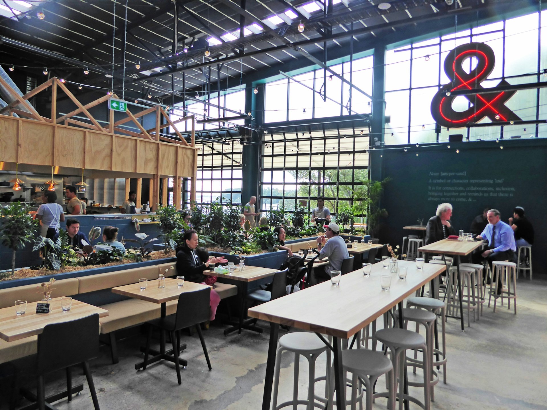 interior shot of Ampersand Eatery in Auckland New Zealand