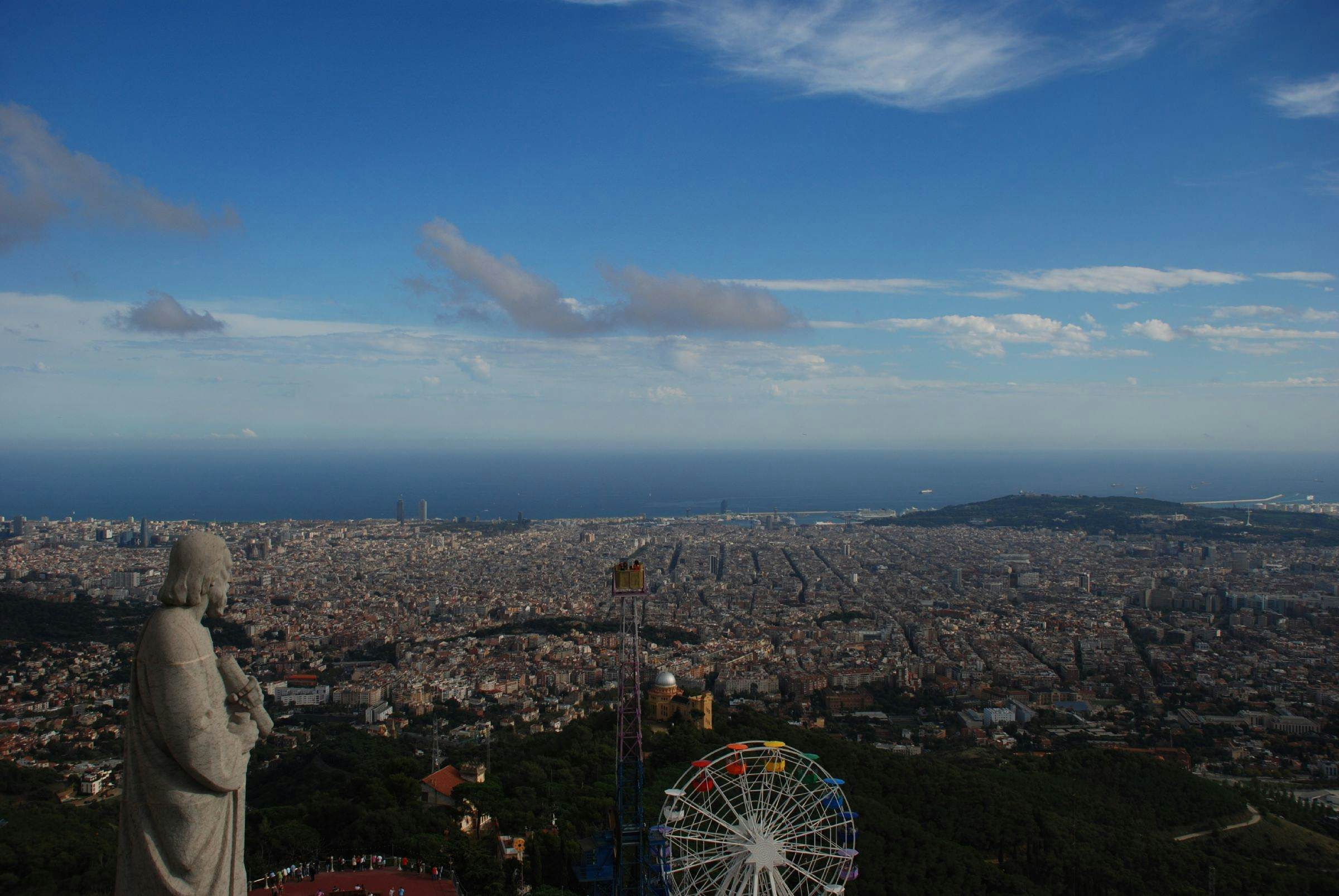 View over Parc d’Atraccions