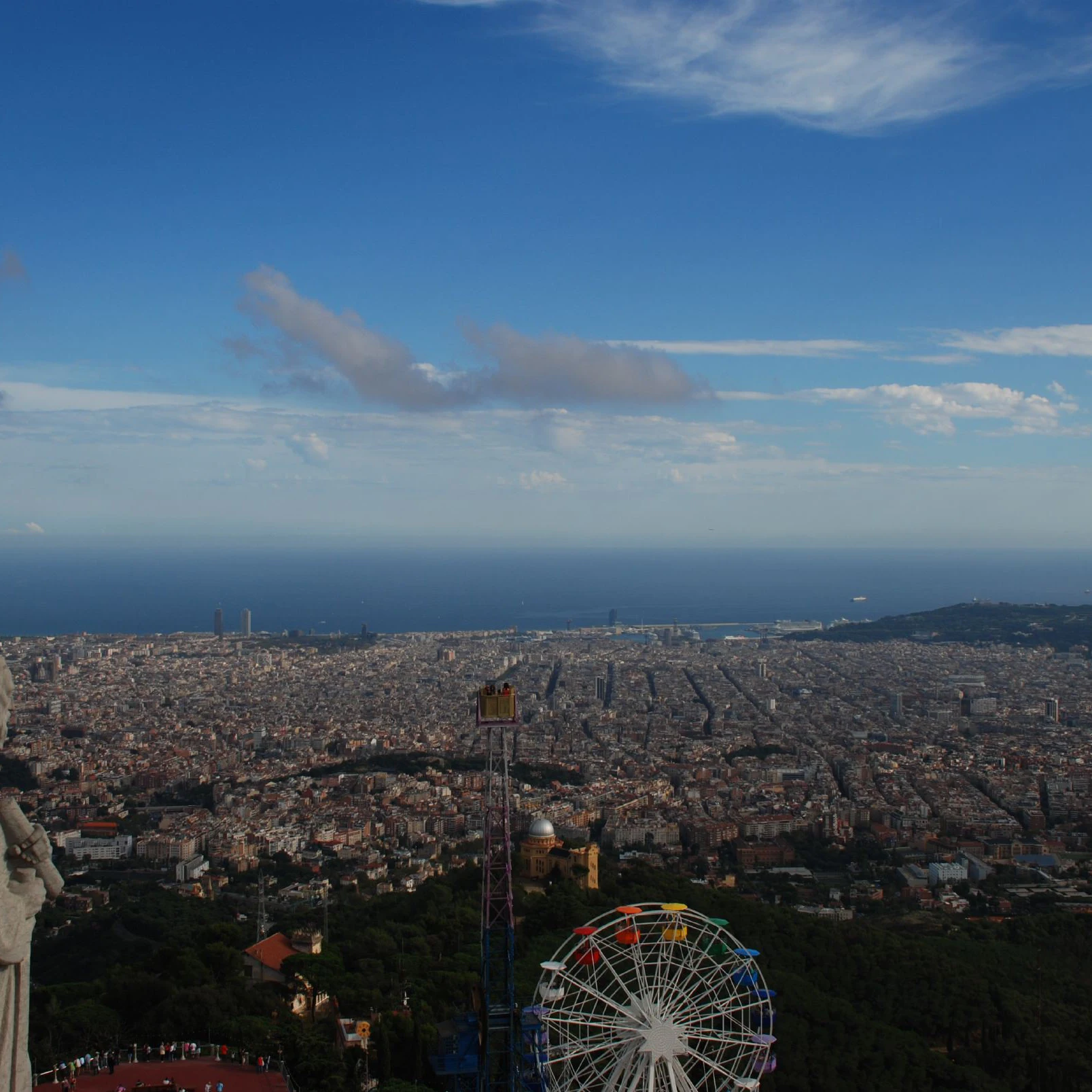 View over Parc d’Atraccions