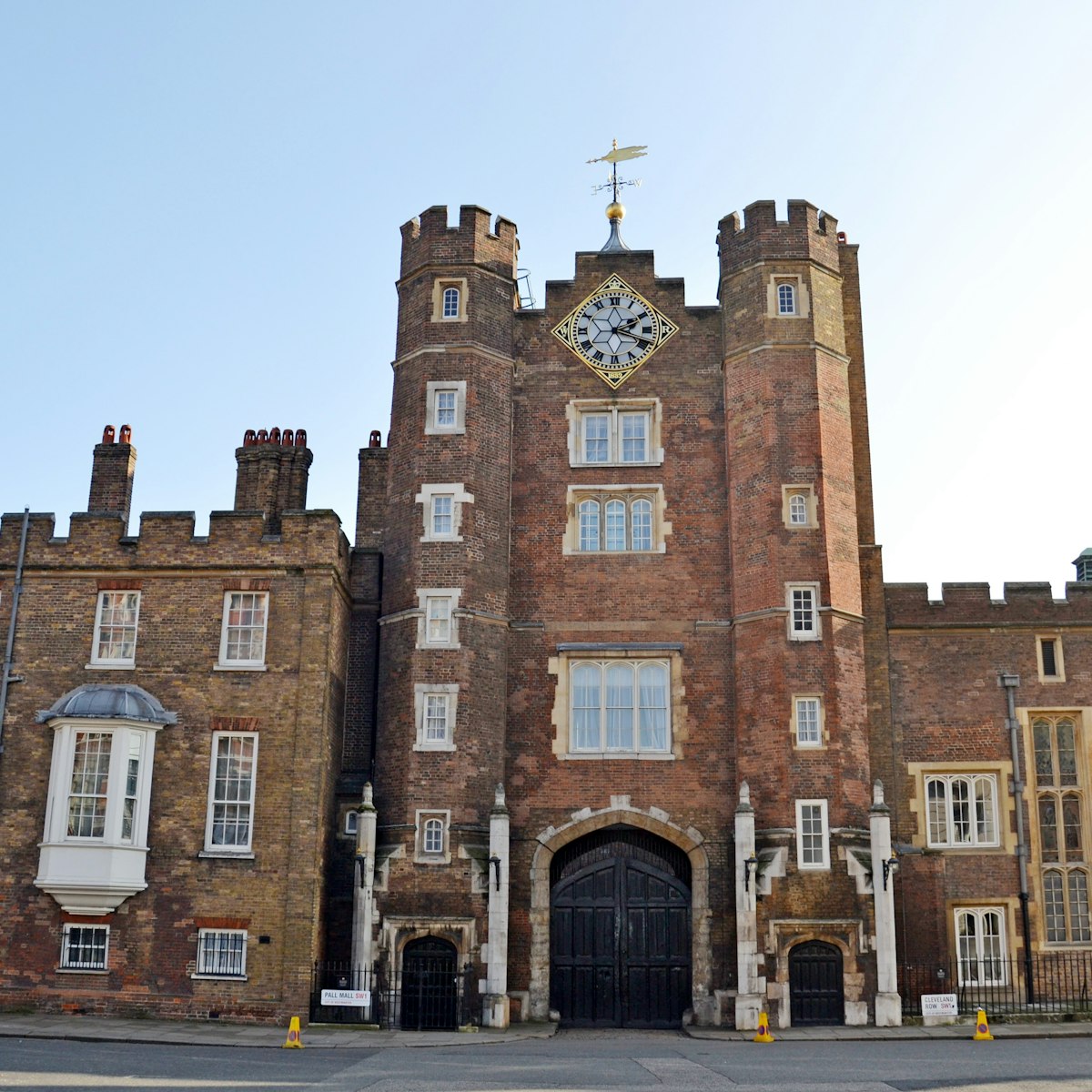 St James's Palace was built by Henry VIII in 1530, and this stunning gatehouse is the only part still intact