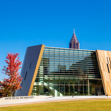 Atlanta, USA - November 3, 2014: National Center for Civil and Human Rights - is a museum dedicated to the achievements of both the civil rights movement in the United States.
