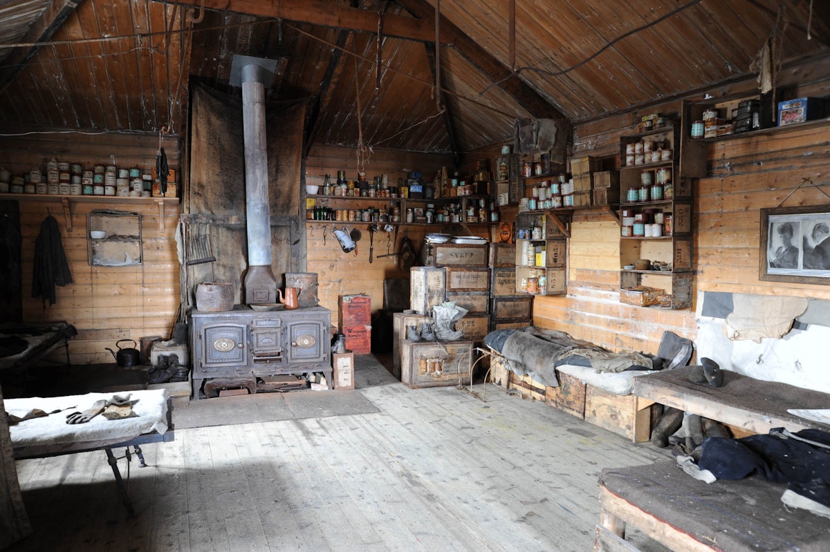 ANTARTICA - JANUARY 14:  In this handout image provided by the Monaco Palace, a general view of the wooden hut built by Earnest Shackleton in 1907, visited by Prince Albert Of Monaco, now kept by Dr David G Ainley in Cape Royds on January 15, 2009 in Antartica.  (Photo by Monaco Palace via Getty Images)