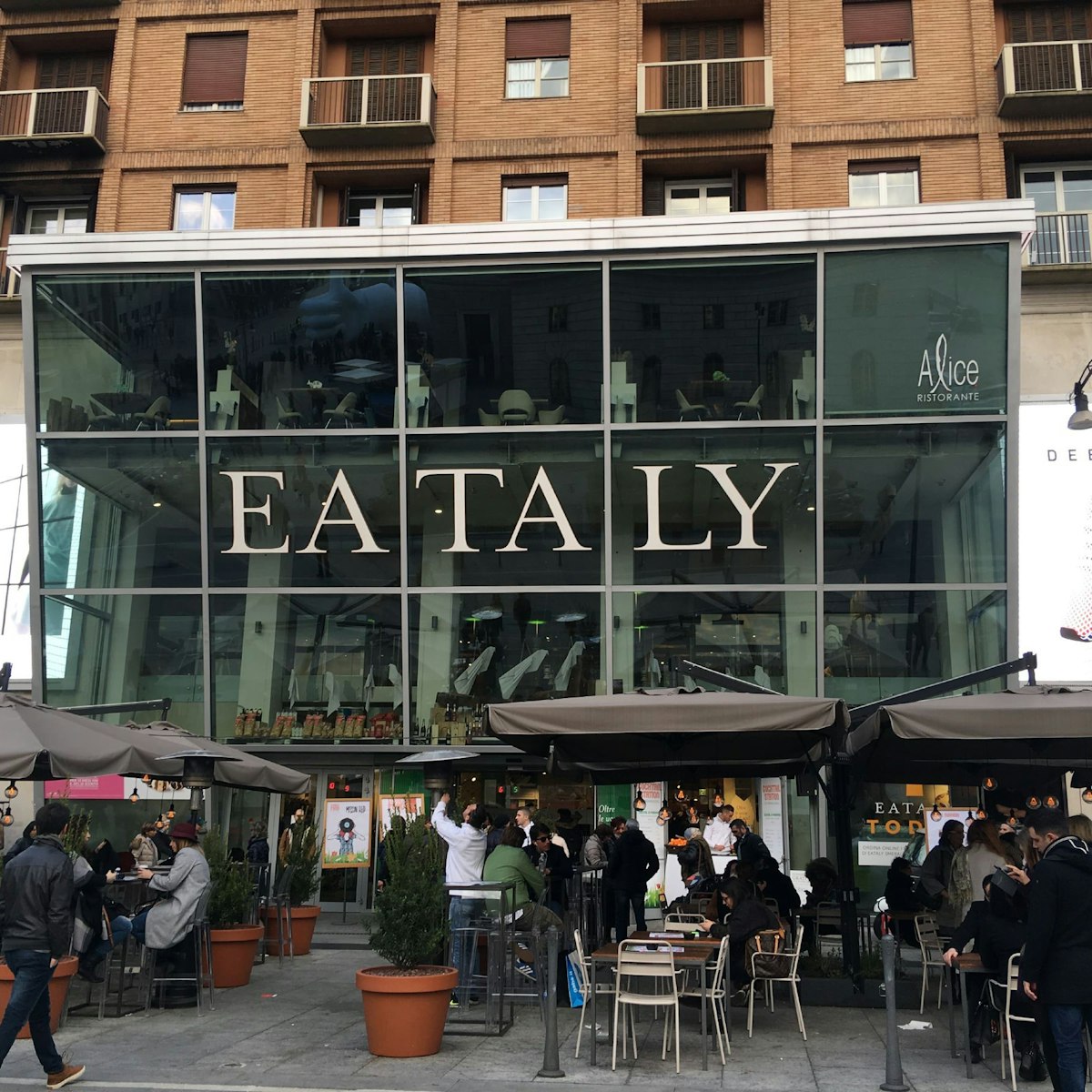 The Eataly shop front