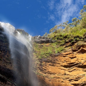 Cascade at Upper Wentworth Falls.