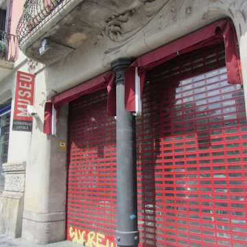 Facade of Museu del Modernisme Barcelona