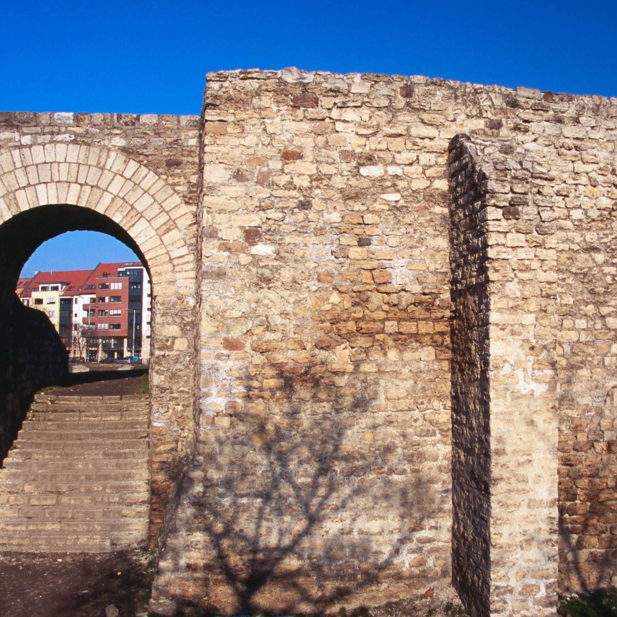 Ruins of Roman military amphitheatre, Obuda.