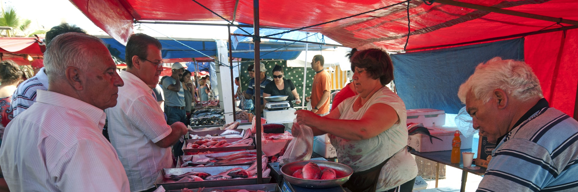 Stall at Sunday Fish Market, Marsaxlokk