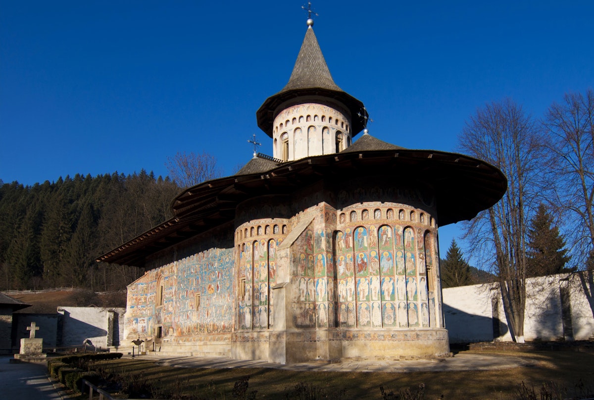 Postcard  Voronet Monastery
