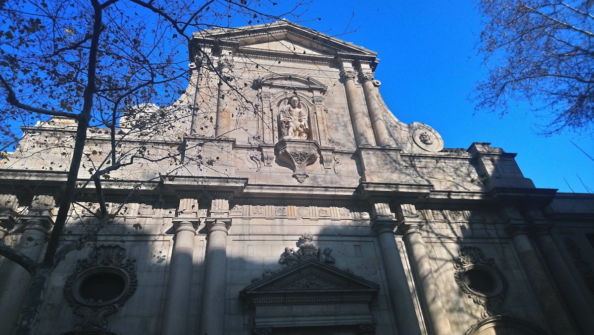 Facade of Església de Sant Miquel del Port