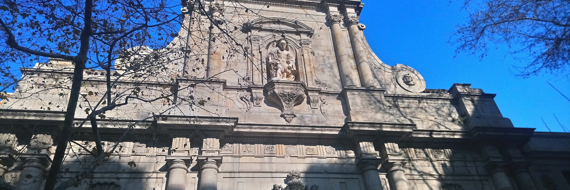 Facade of Església de Sant Miquel del Port