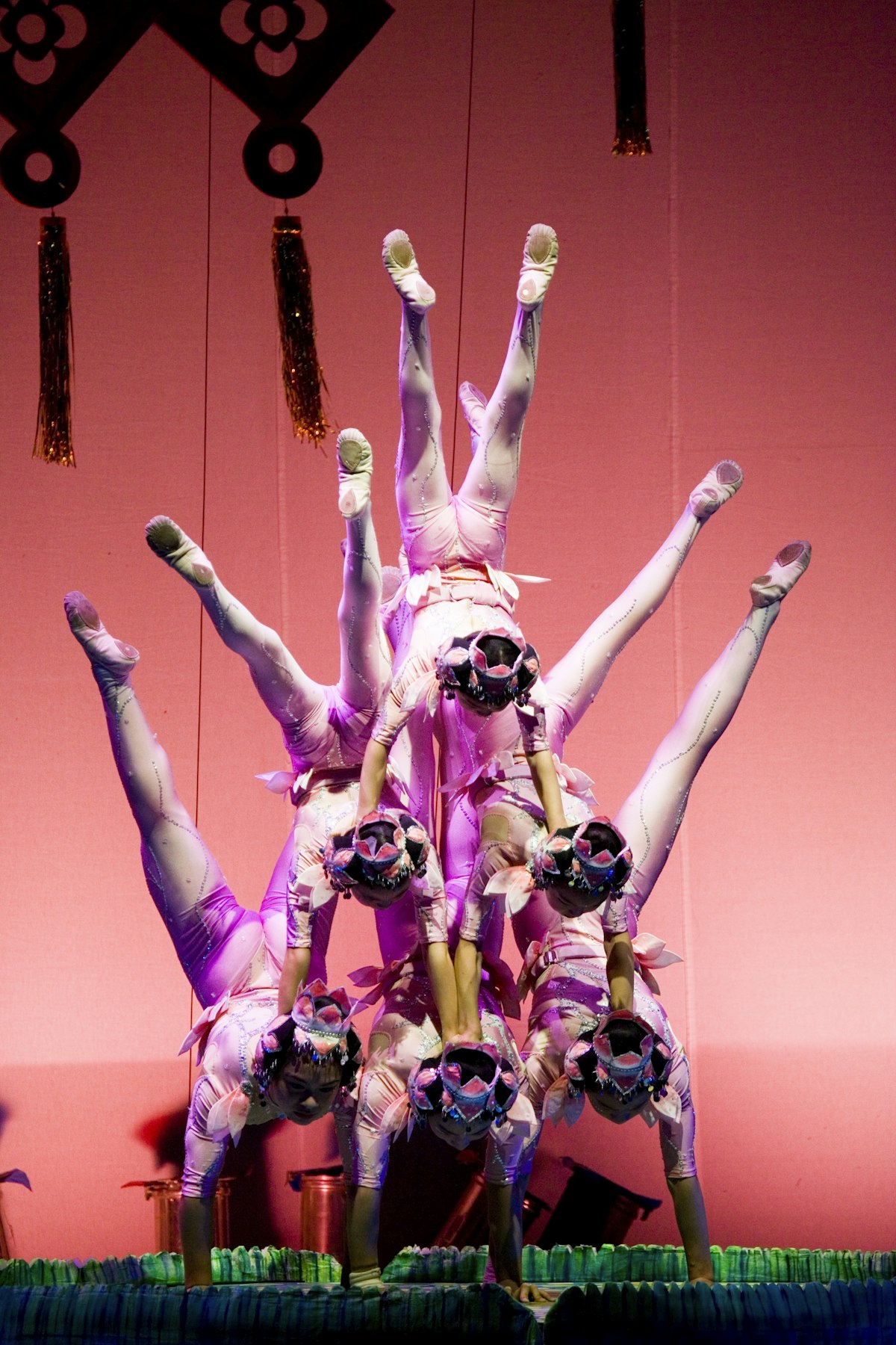 Acrobats at Shanghai Centre Theatre.